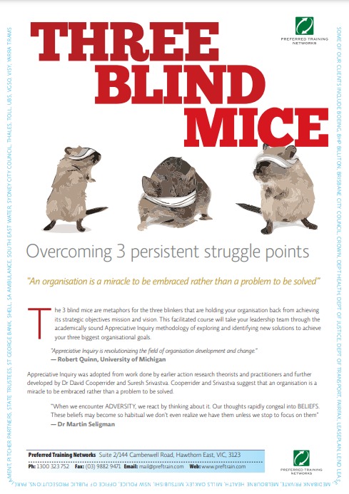 3 Blind Mice Training