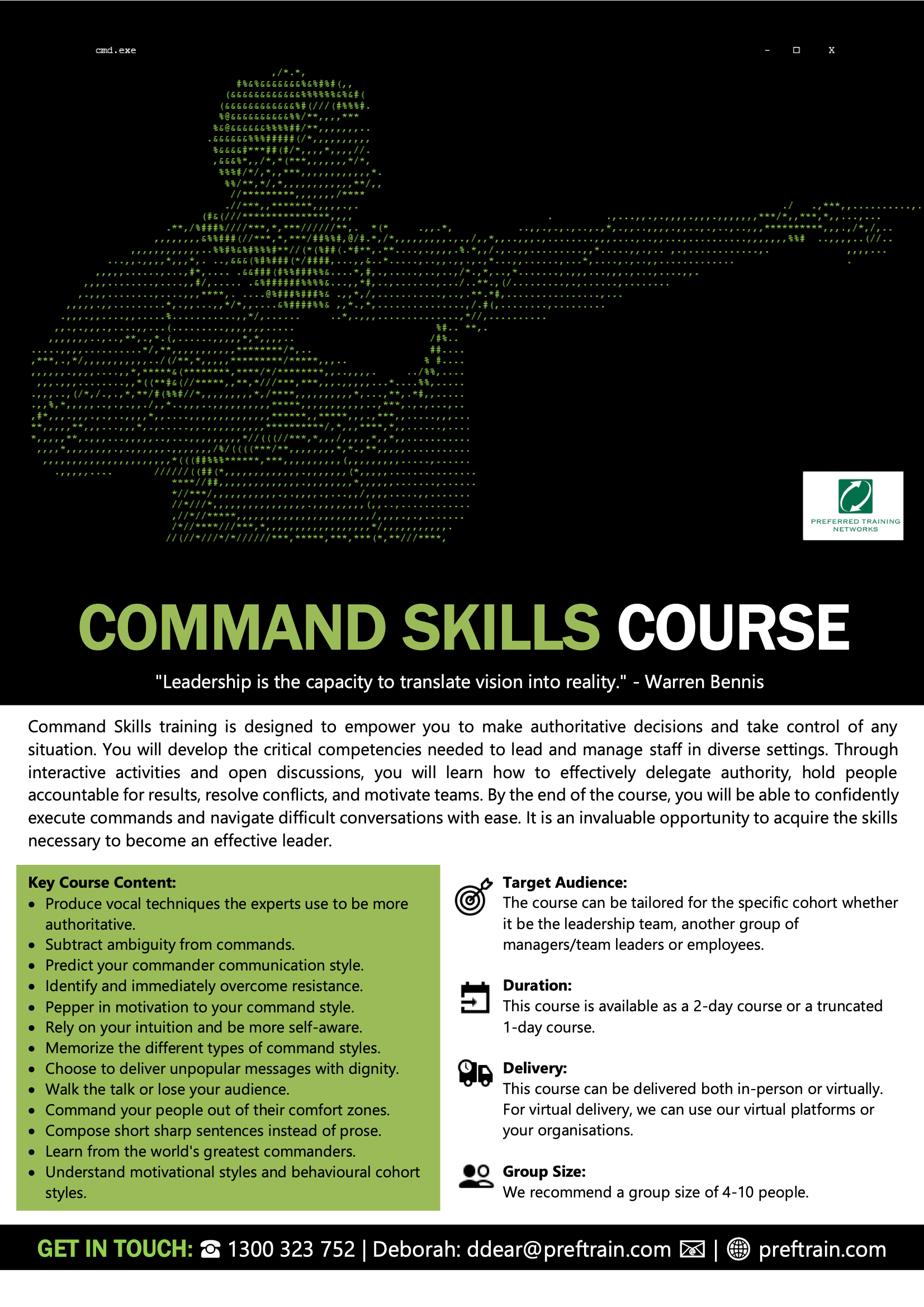 Command skills course