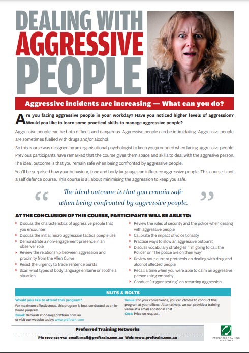 Dealing with Aggressive People