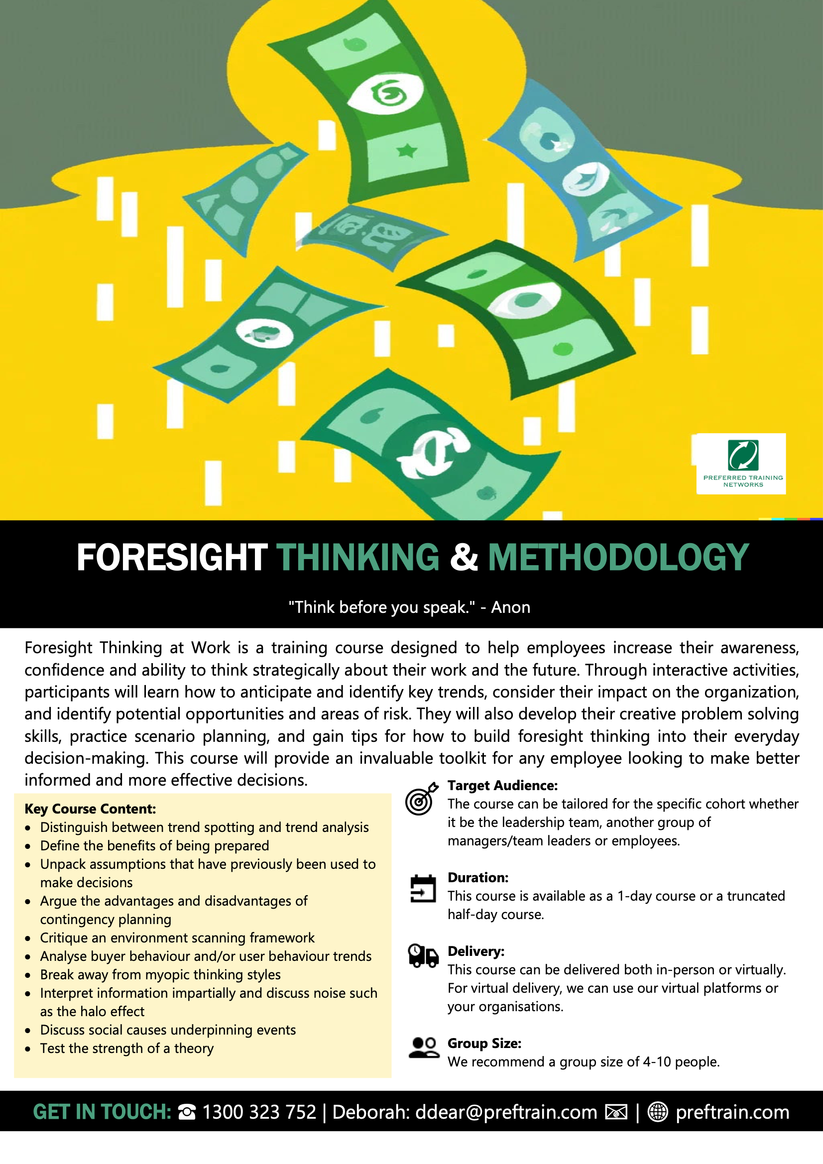 Foresight Thinking & Methodology