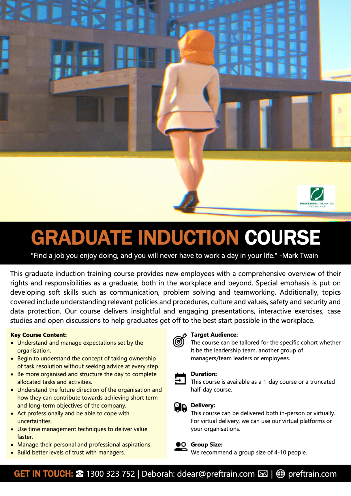 Graduate Induction Course