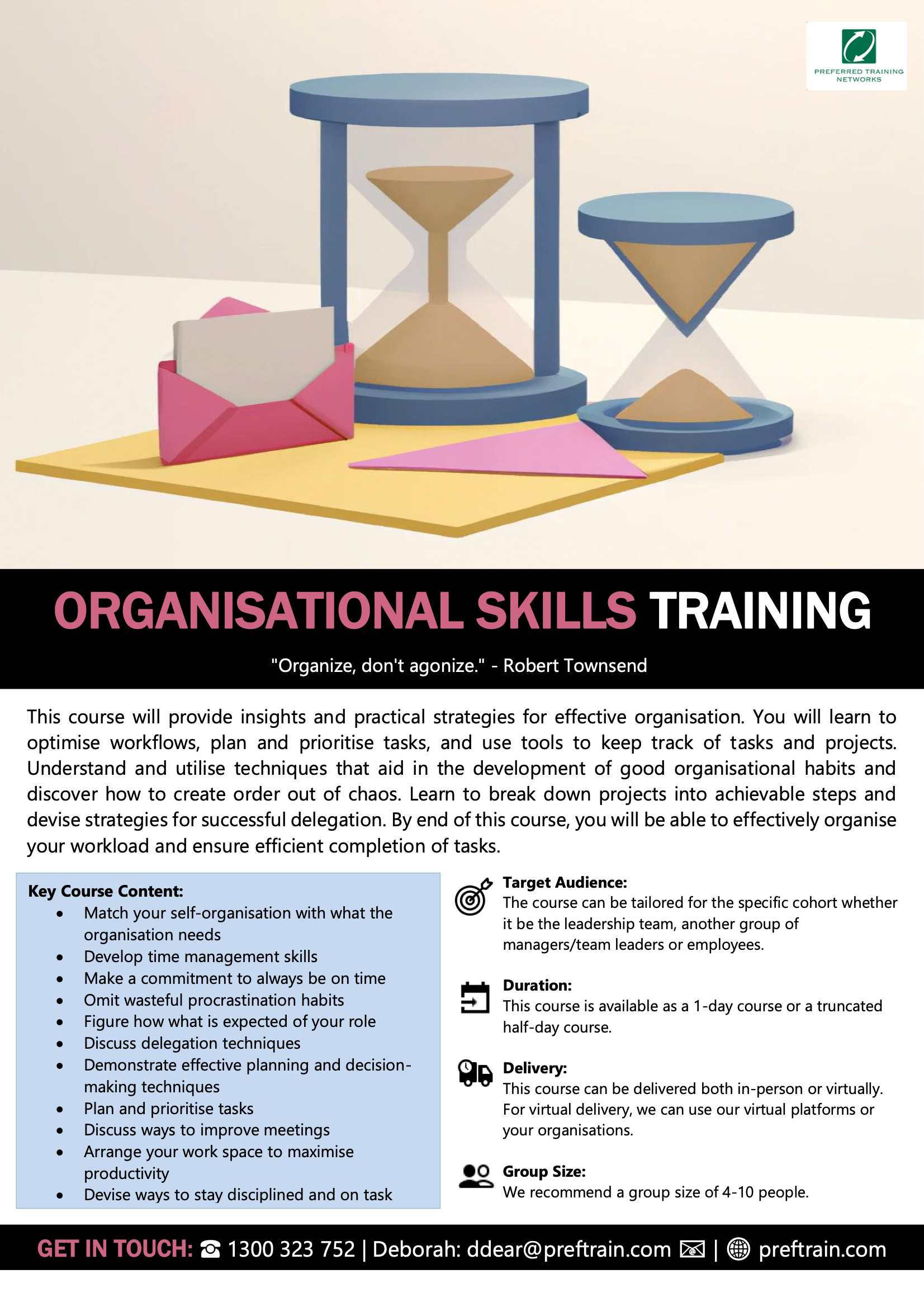 Organisational Skills Training