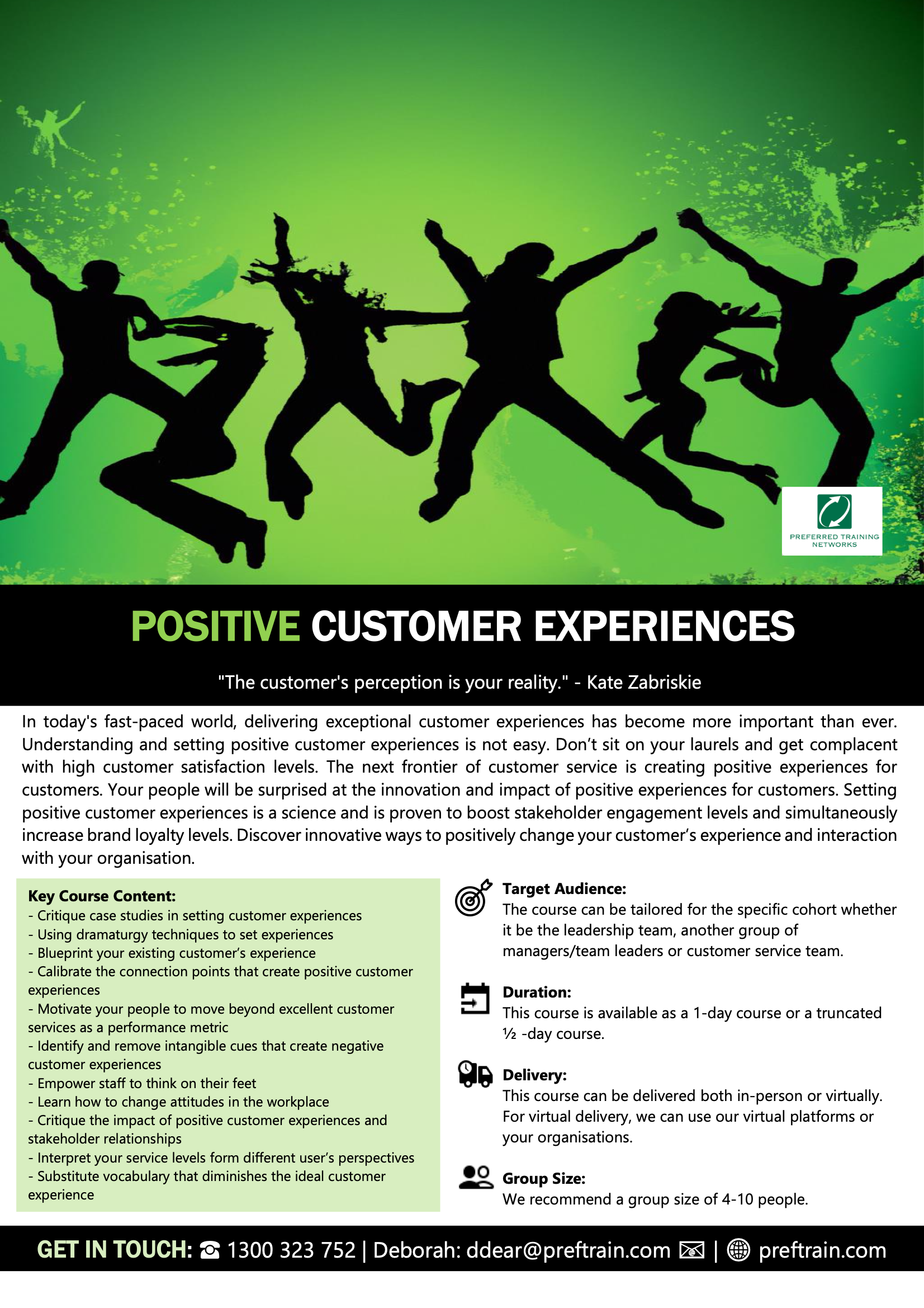 Positive Customer Experiences