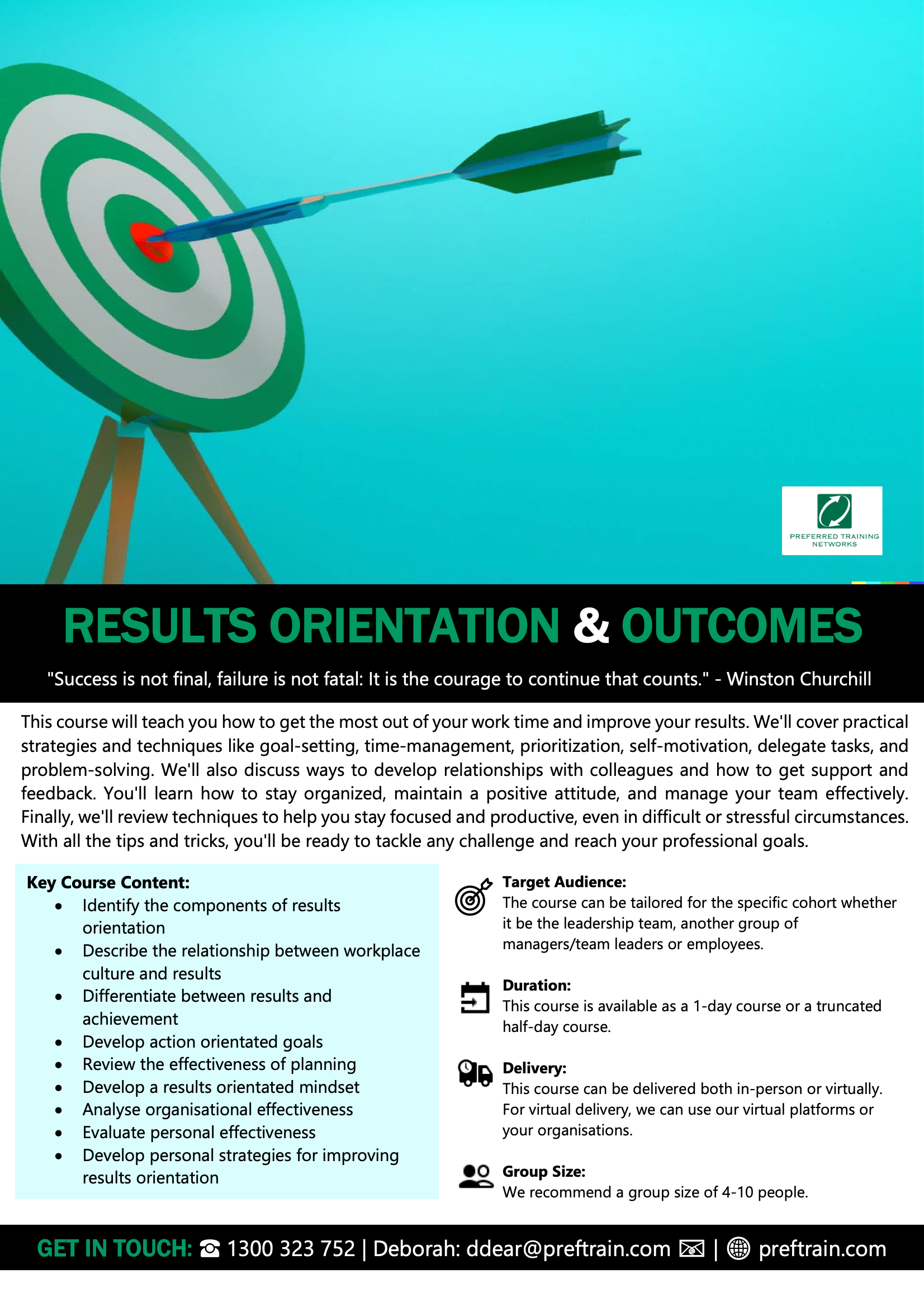 Results Orientation & Outcomes