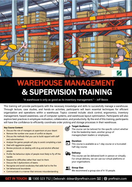 Warehouse Management & Supervision Training