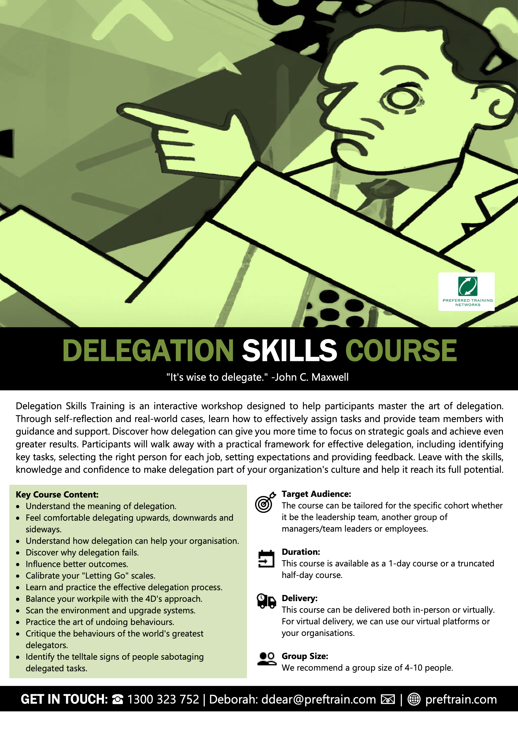 Delegation Skills Course