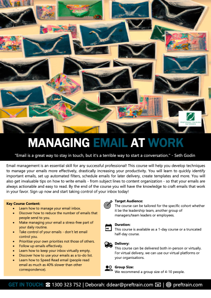 Managing Email at Work