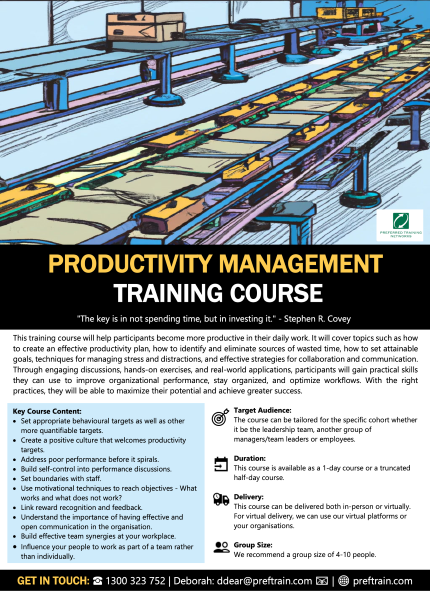 Productivity Management Training Course