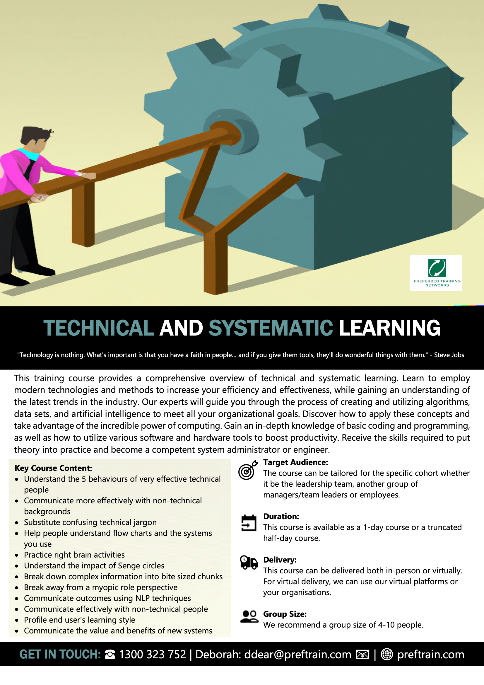Technical And Systematic Learning
