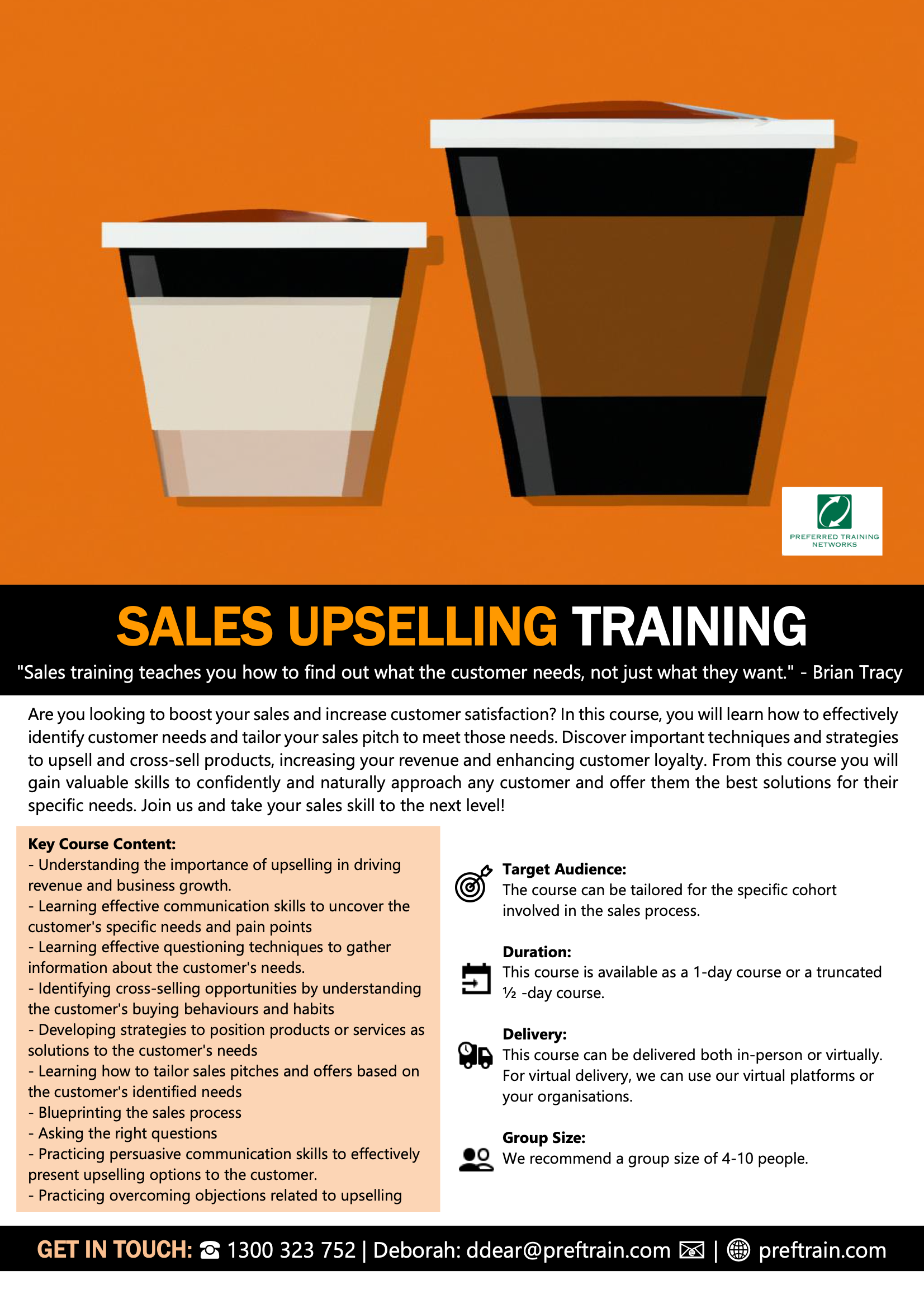 Sales Upselling Training