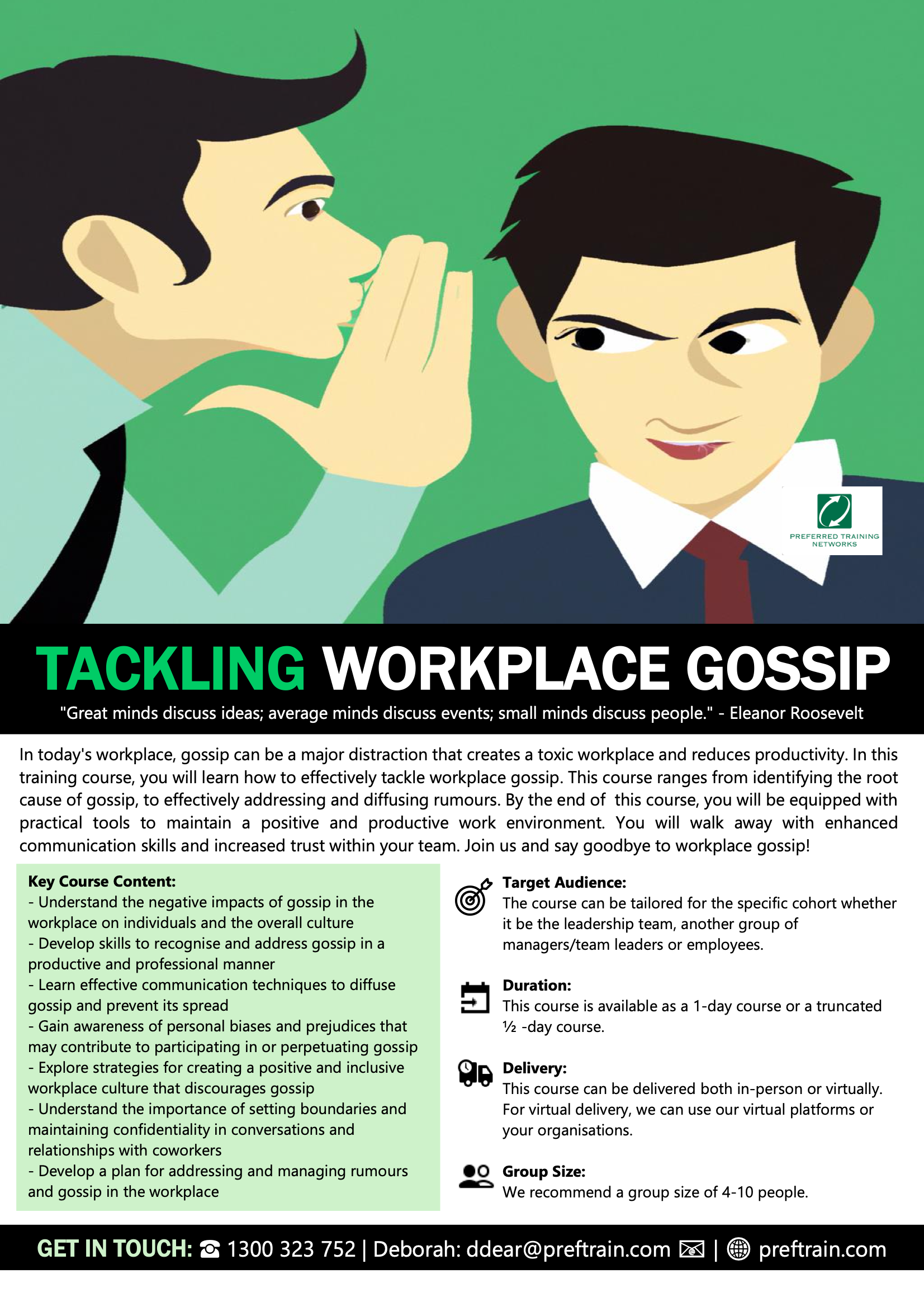 Tackling Workplace Gossip