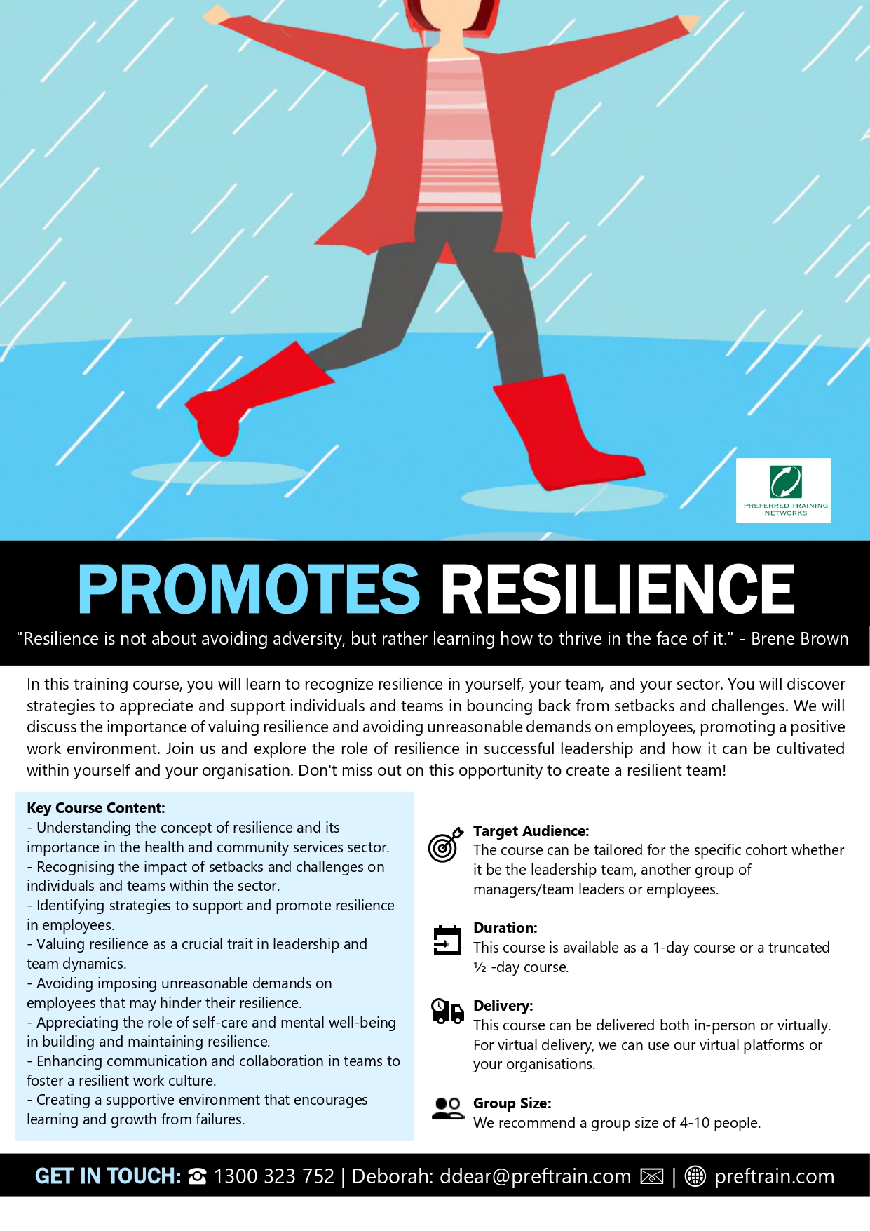 Promotes Resilience