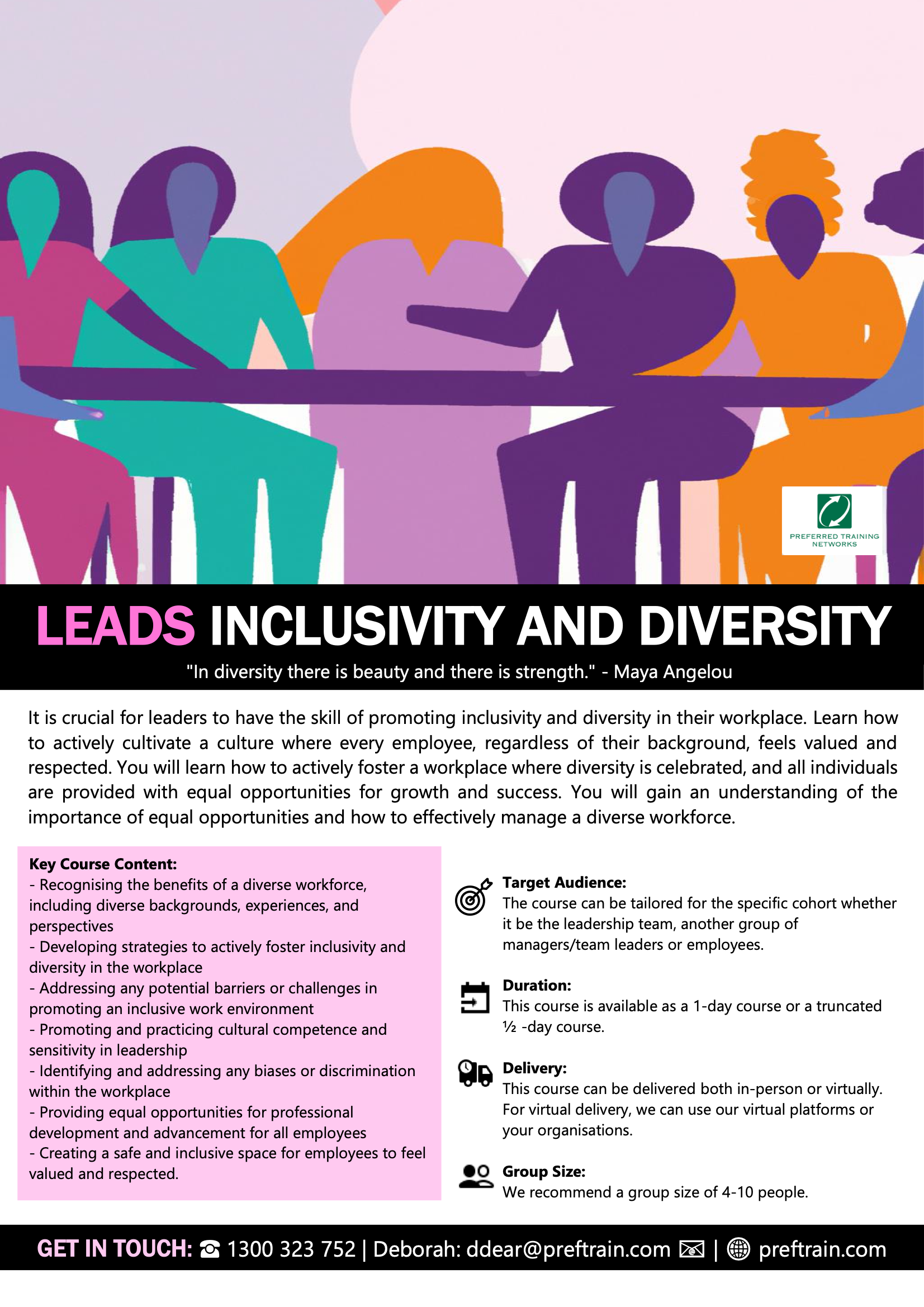 Leads Inclusivity and Diversity